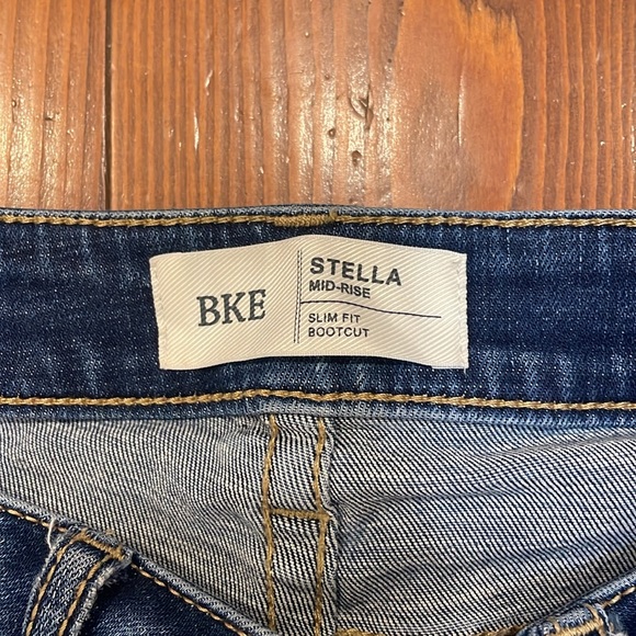 Bke stella mid rise slim fit boot cut jeans - Picture 4 of 5